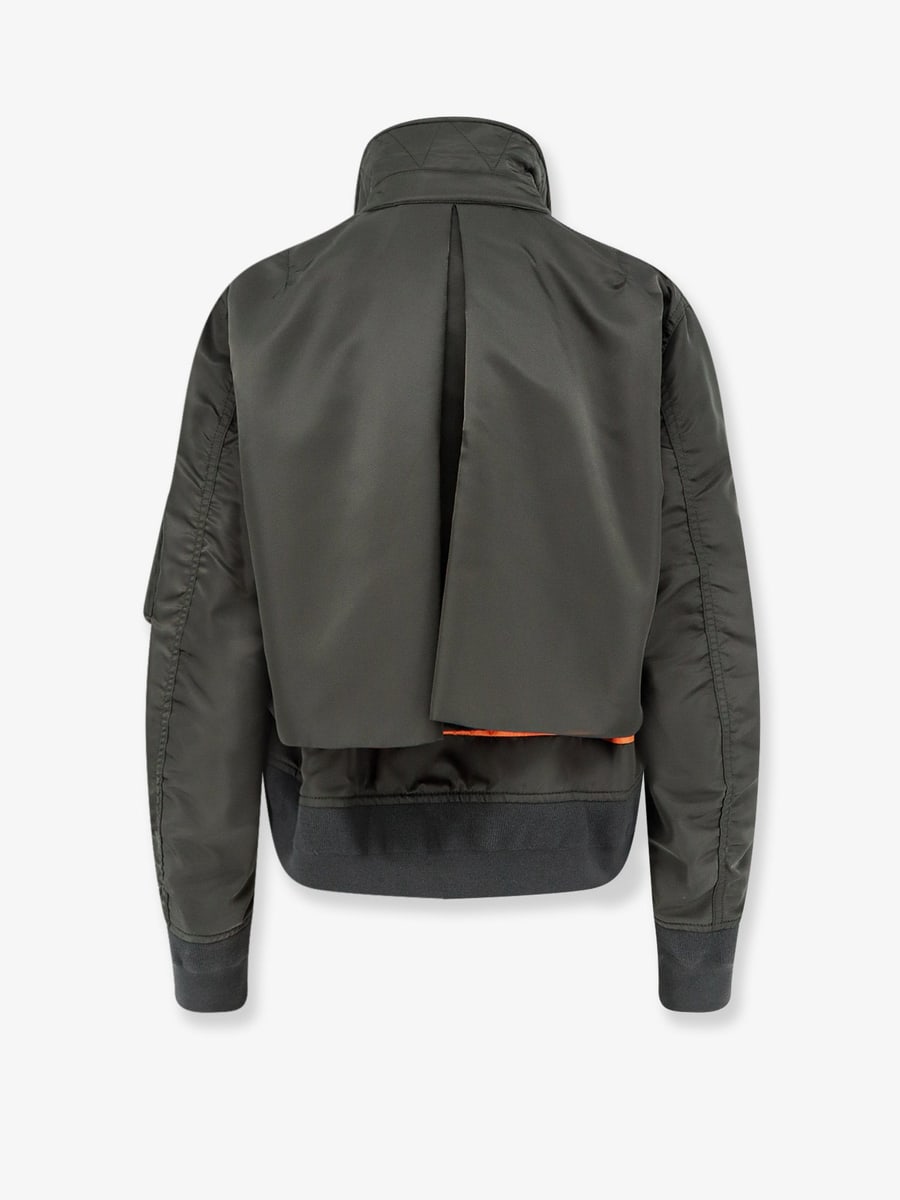 SACAI Cropped nylon jacket, view 2