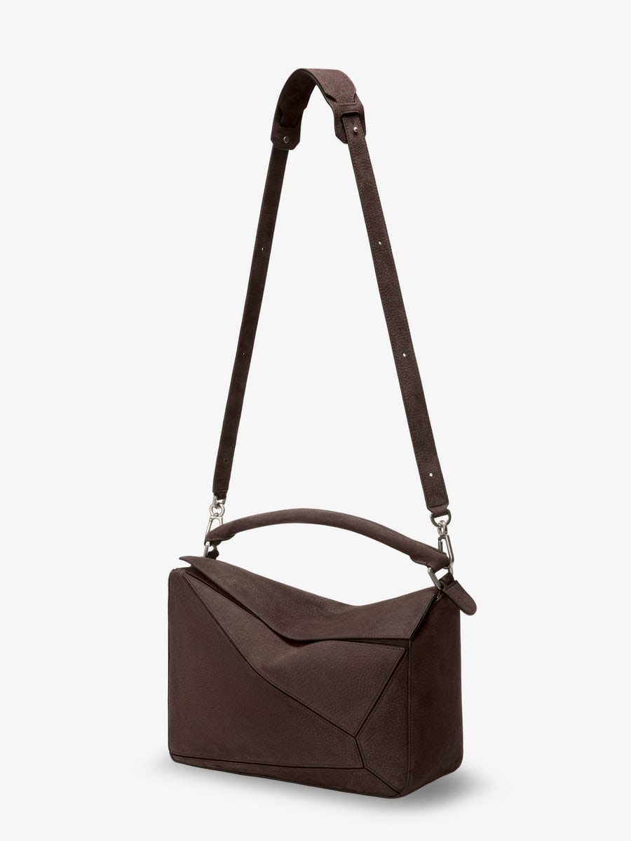 Loewe Puzzle Large nubuck bag, view 3
