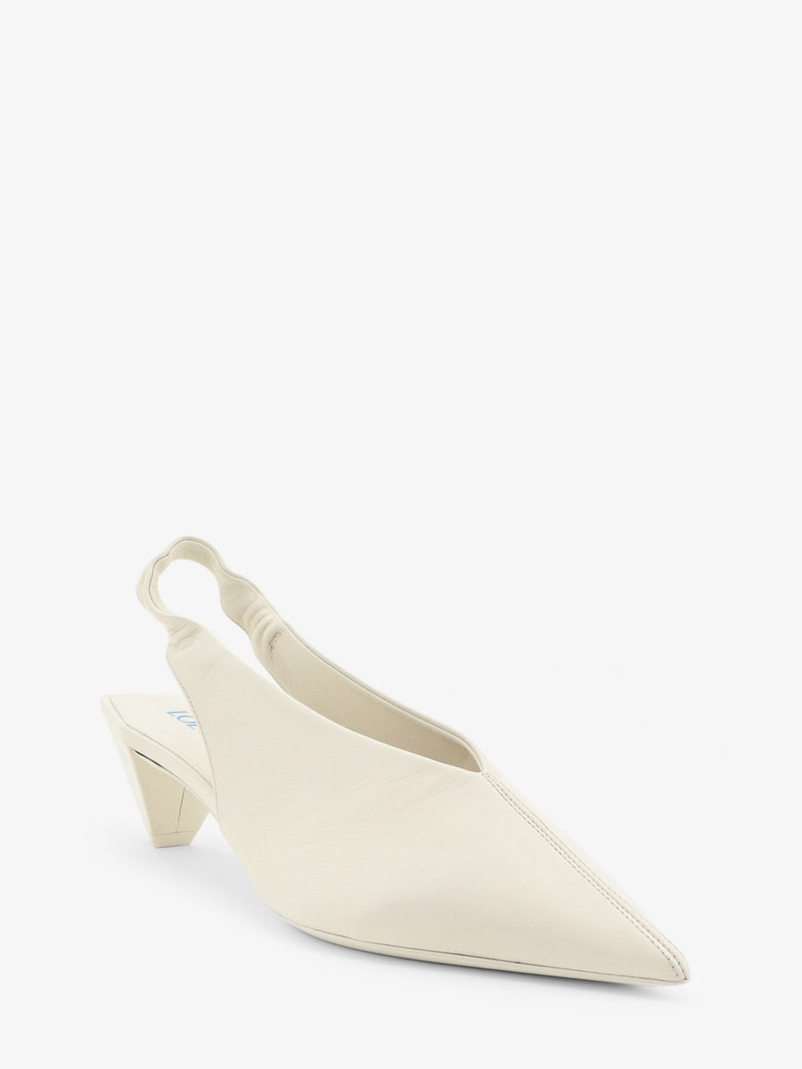 Loewe Origami Cubic leather slingback, view 2