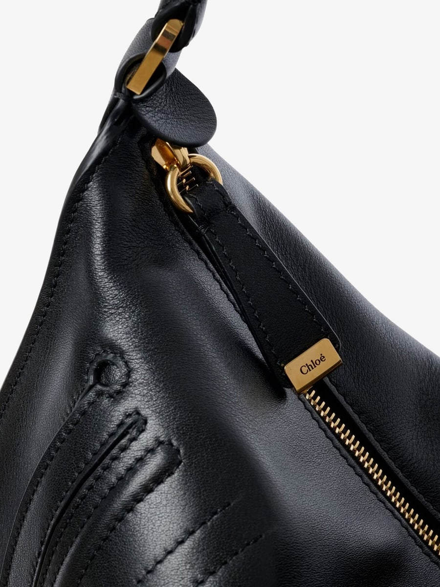 Chloé Marcie Medium leather shoulder bag, view 5