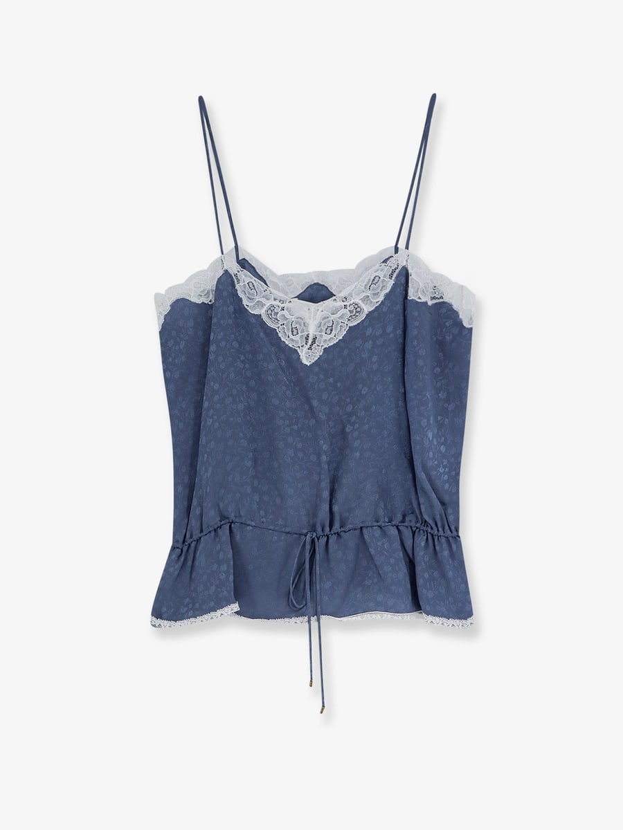 Chloé Printed silk top