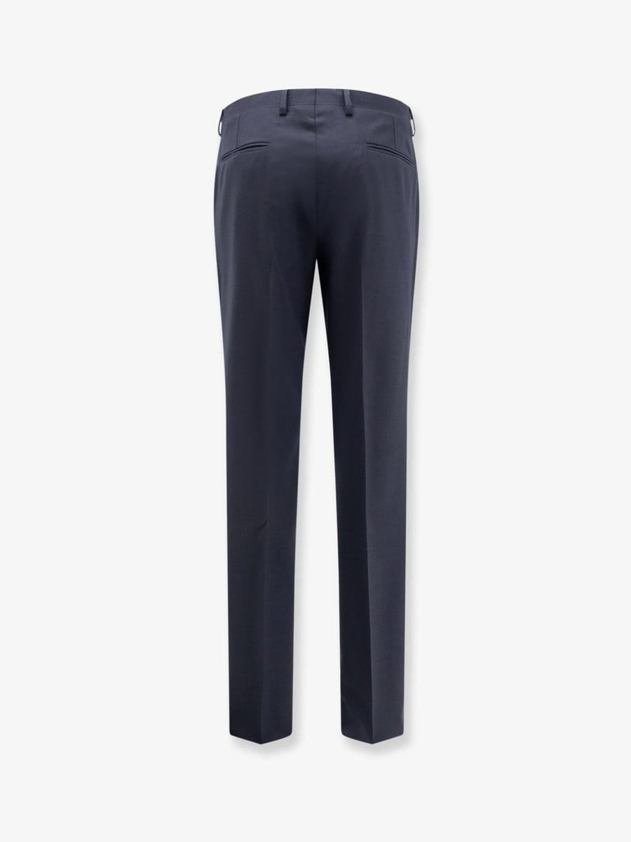LARDINI Stretch wool trousers, view 2
