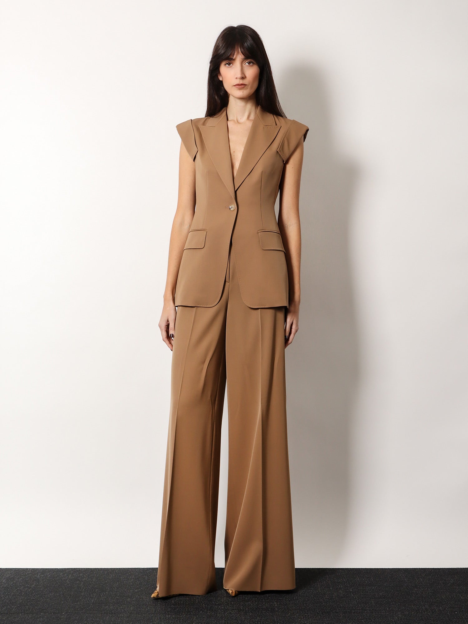 Max Mara Ninfa virgin wool trousers, view 2