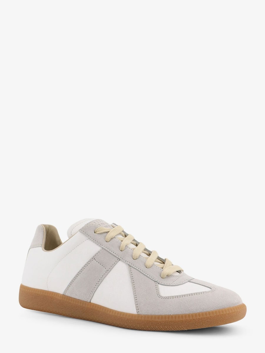 Maison Margiela Low-top Replica leather and suede sneakers, view 2
