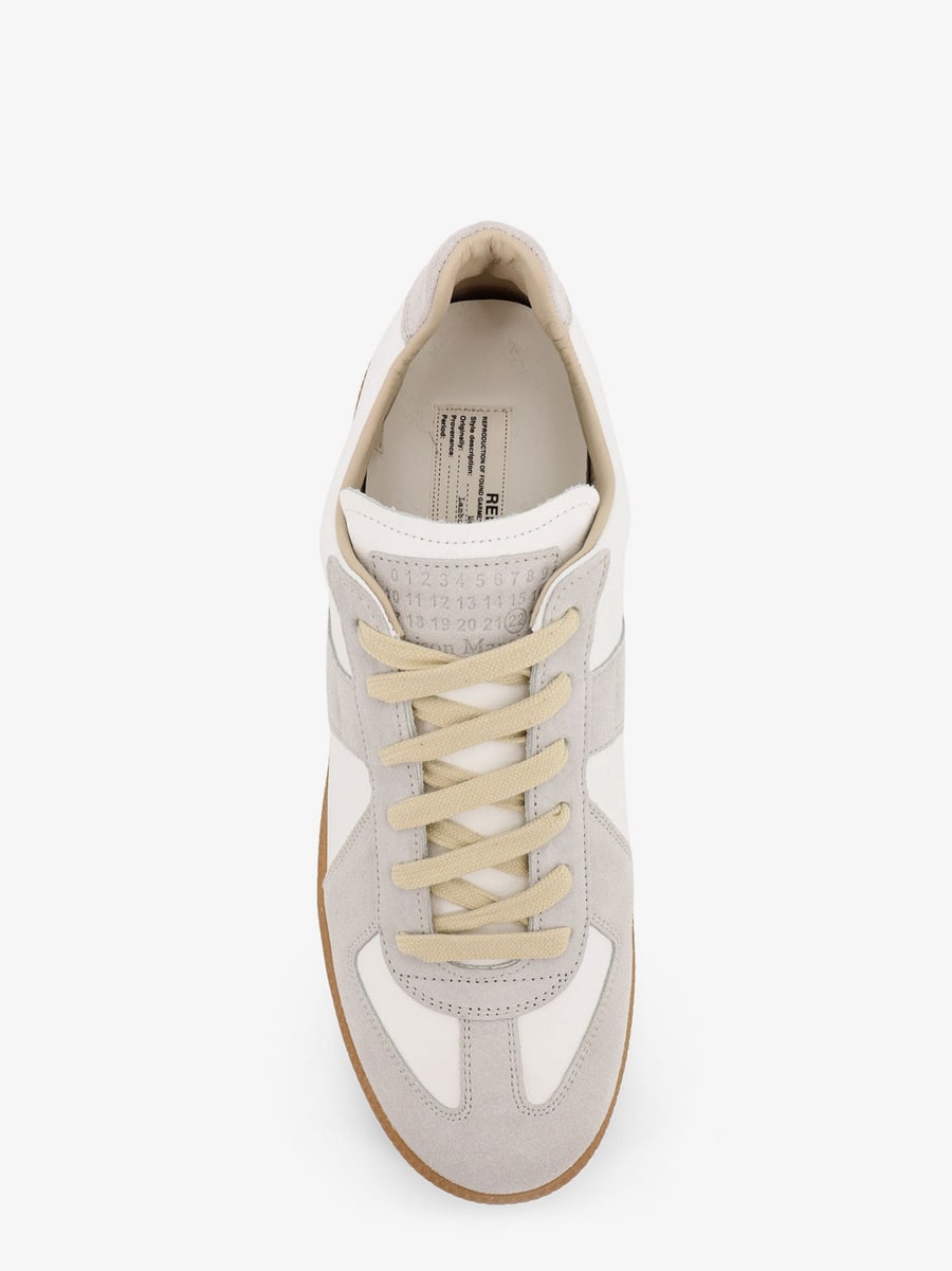 Maison Margiela Low-top Replica leather and suede sneakers, view 5