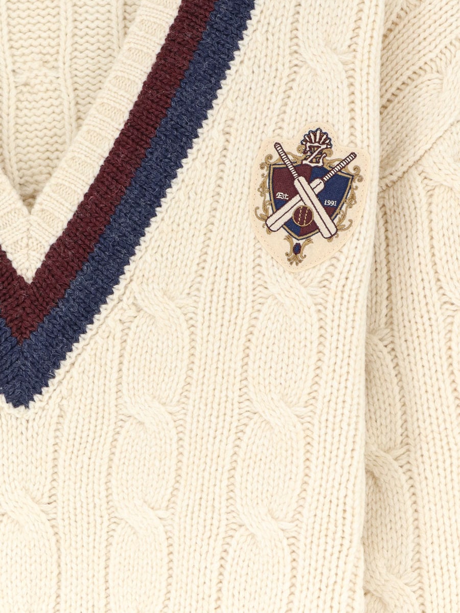 Zimmermann Valiant Cable Knit Wool Sweater, view 3