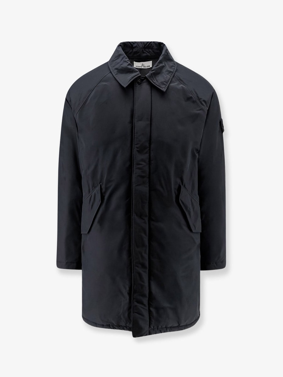 Stone Island Micro Reps padded long jacket