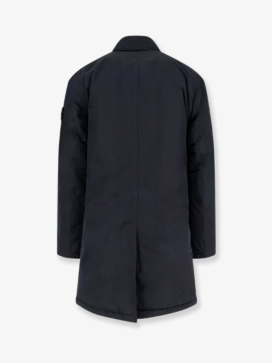 Stone Island Micro Reps padded long jacket, view 2