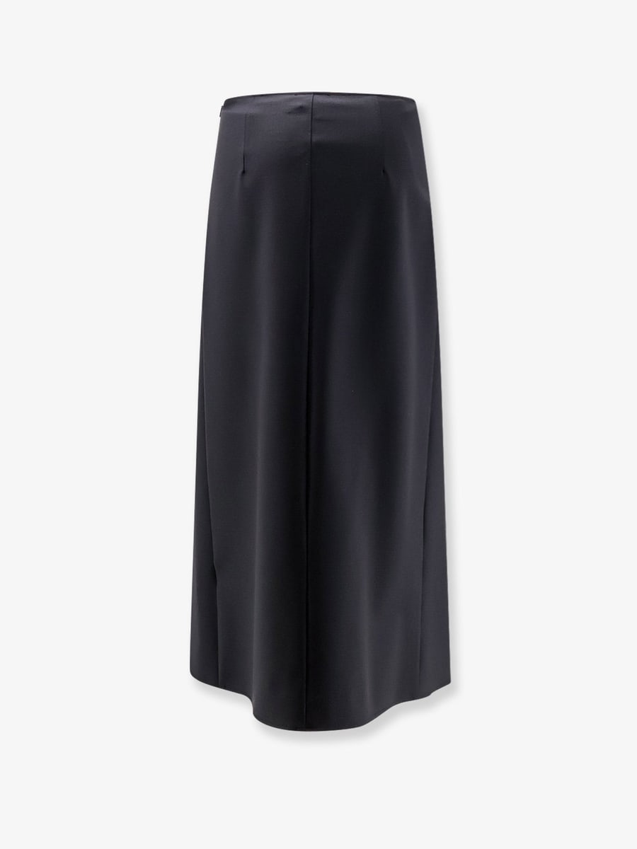 NUDE Wool blend long skirt, view 2