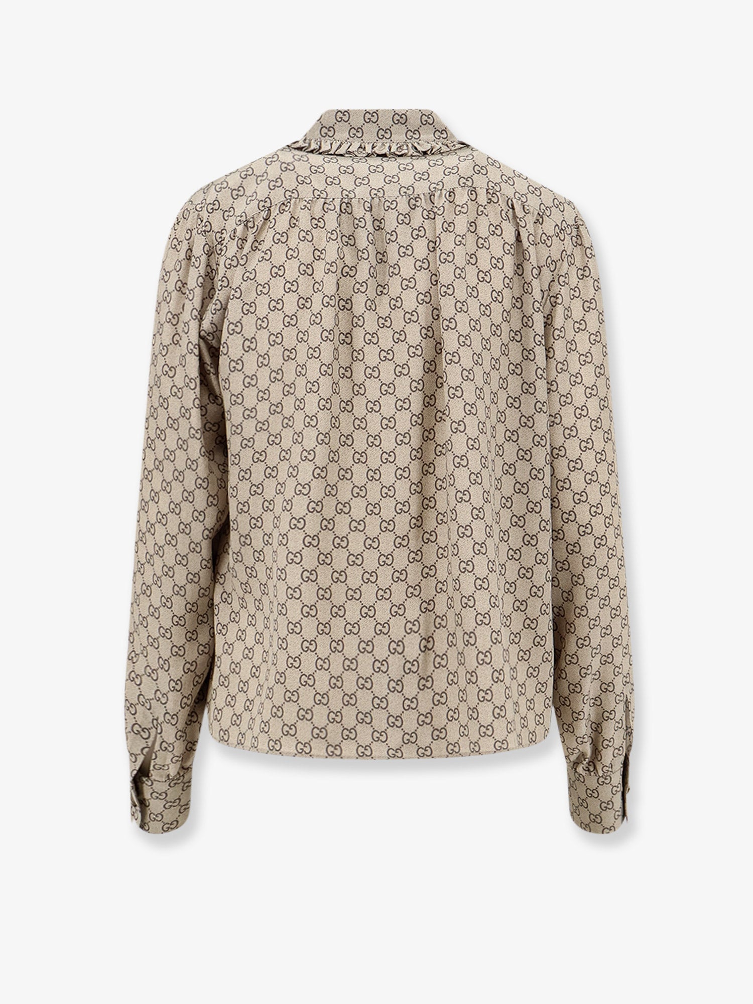 Gucci Gucci Primavera silk shirt with GG print, view 2
