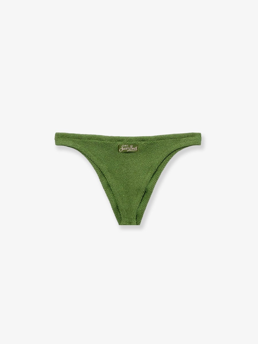 MC2 SAINT BARTH Naomi stretch nylon bikini bottom, view 2