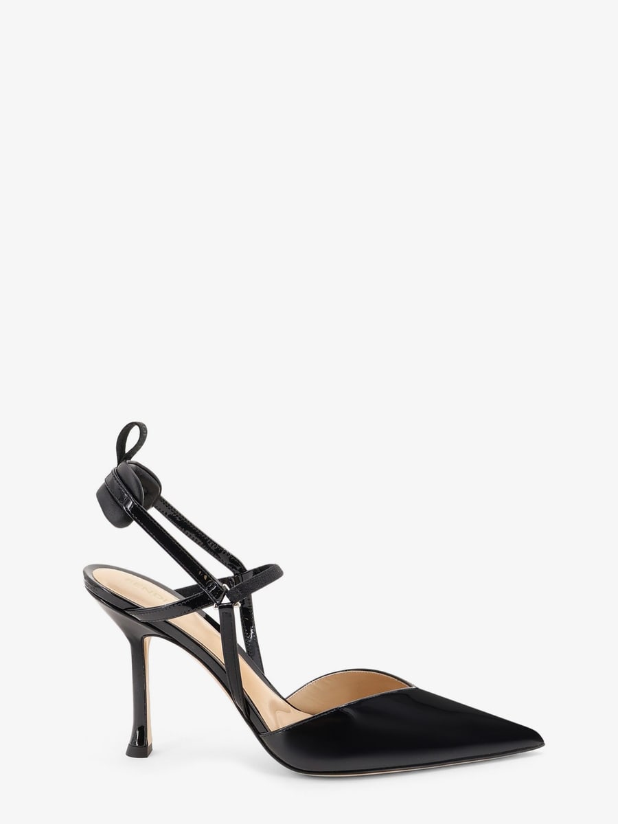 Fendi Very Colibrì patent leather slingback