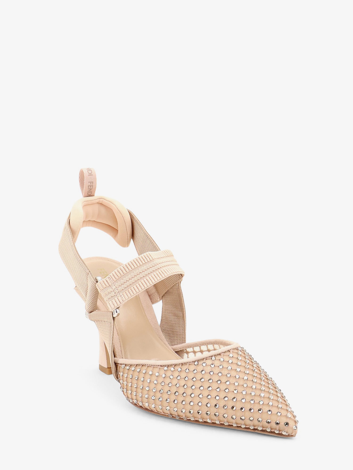 Fendi Colibrì pumps in mesh and suede, view 2