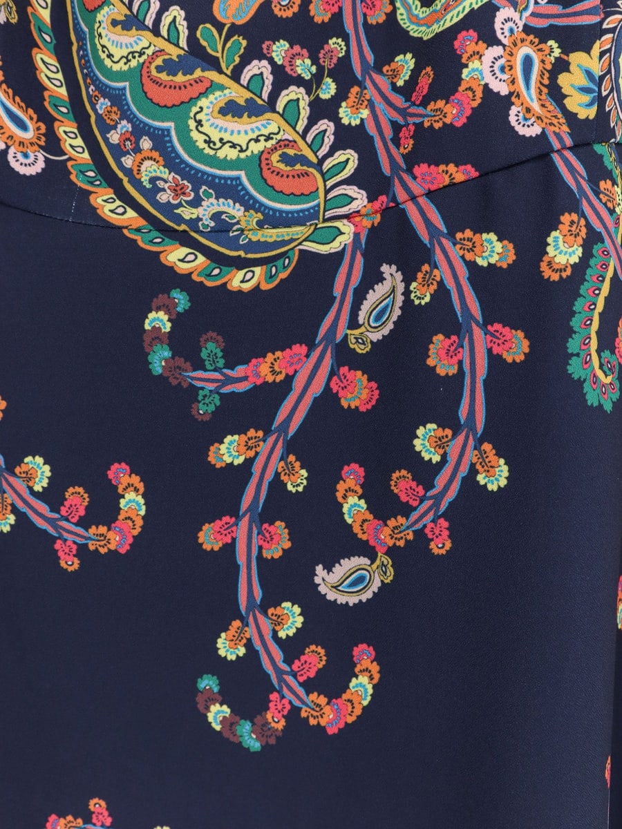 Etro Dress with iconic multicolor print, view 3
