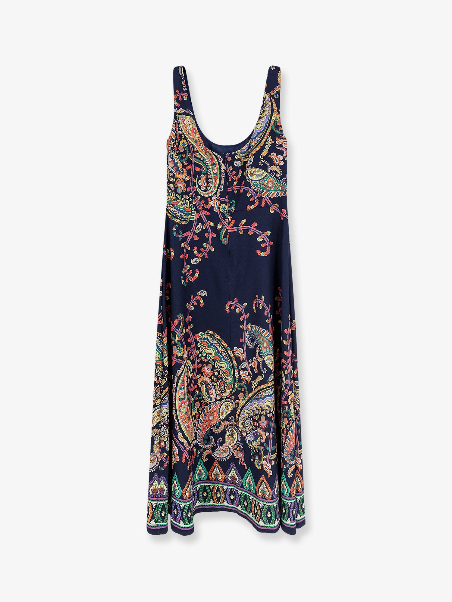 Etro Dress with iconic multicolor print, view 2
