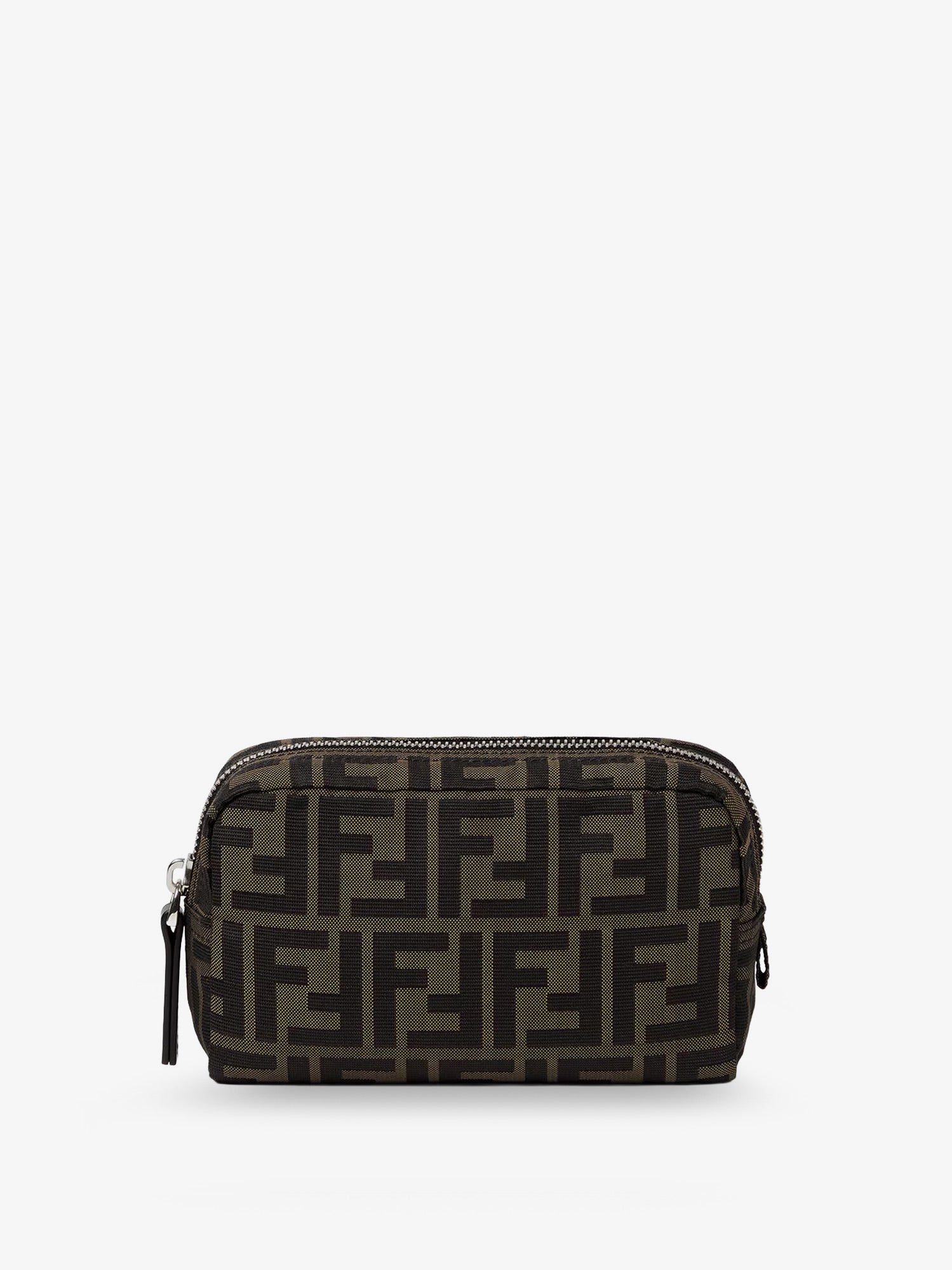 Fendi FF technical fabric clutch bag