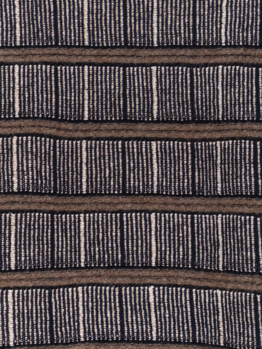 Giorgio Armani Over striped virgin wool and silk sweater, view 3