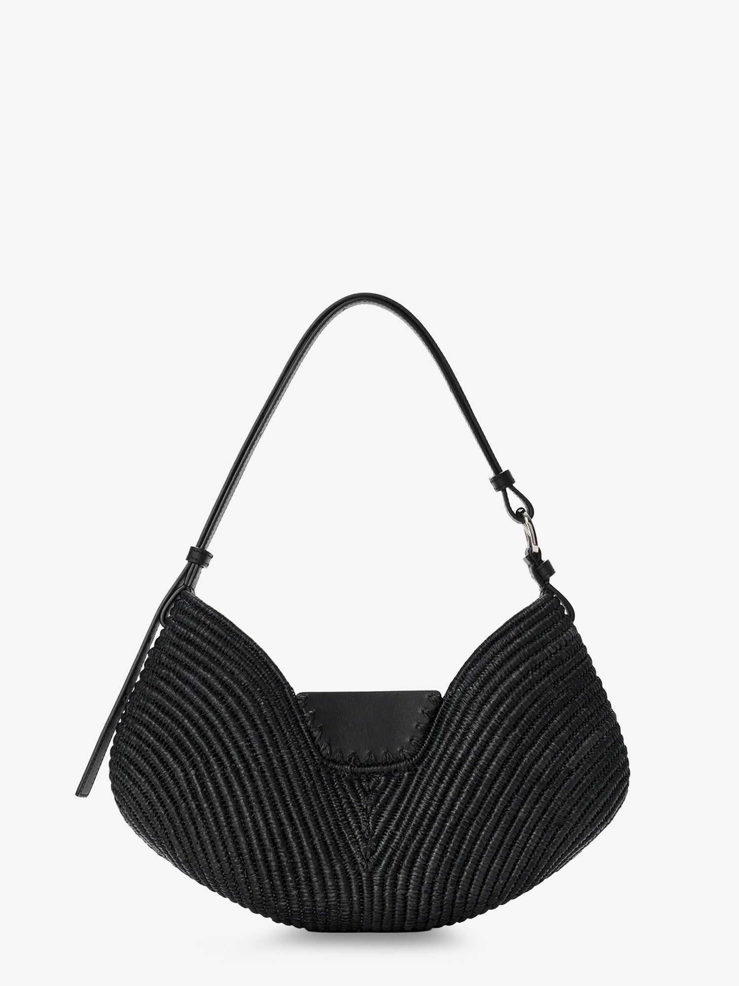 Loewe Paula's Ibiza-Swing raffia and leather shoulder bag, view 2