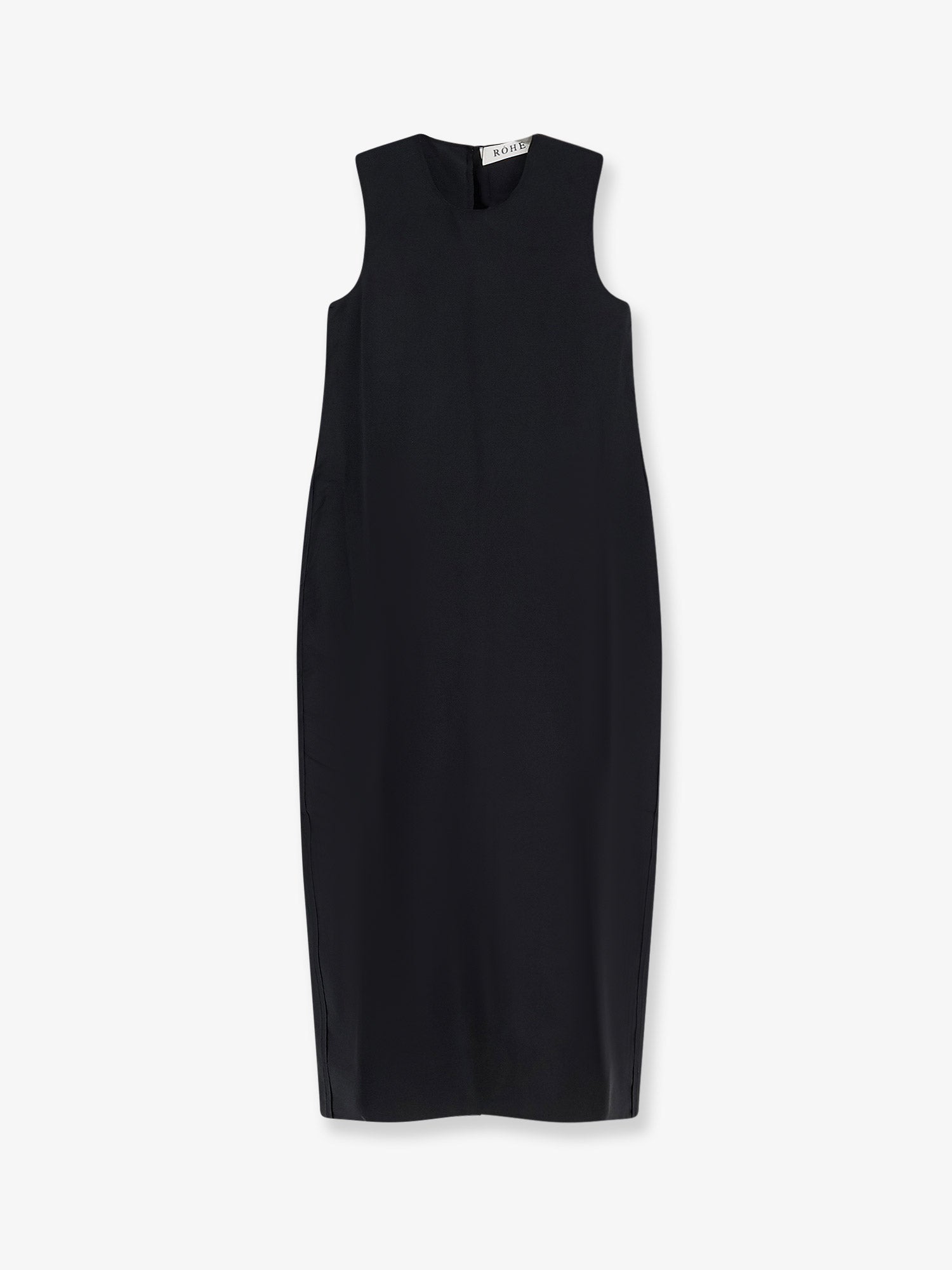 ROHE Hourglass linen and silk blend long dress