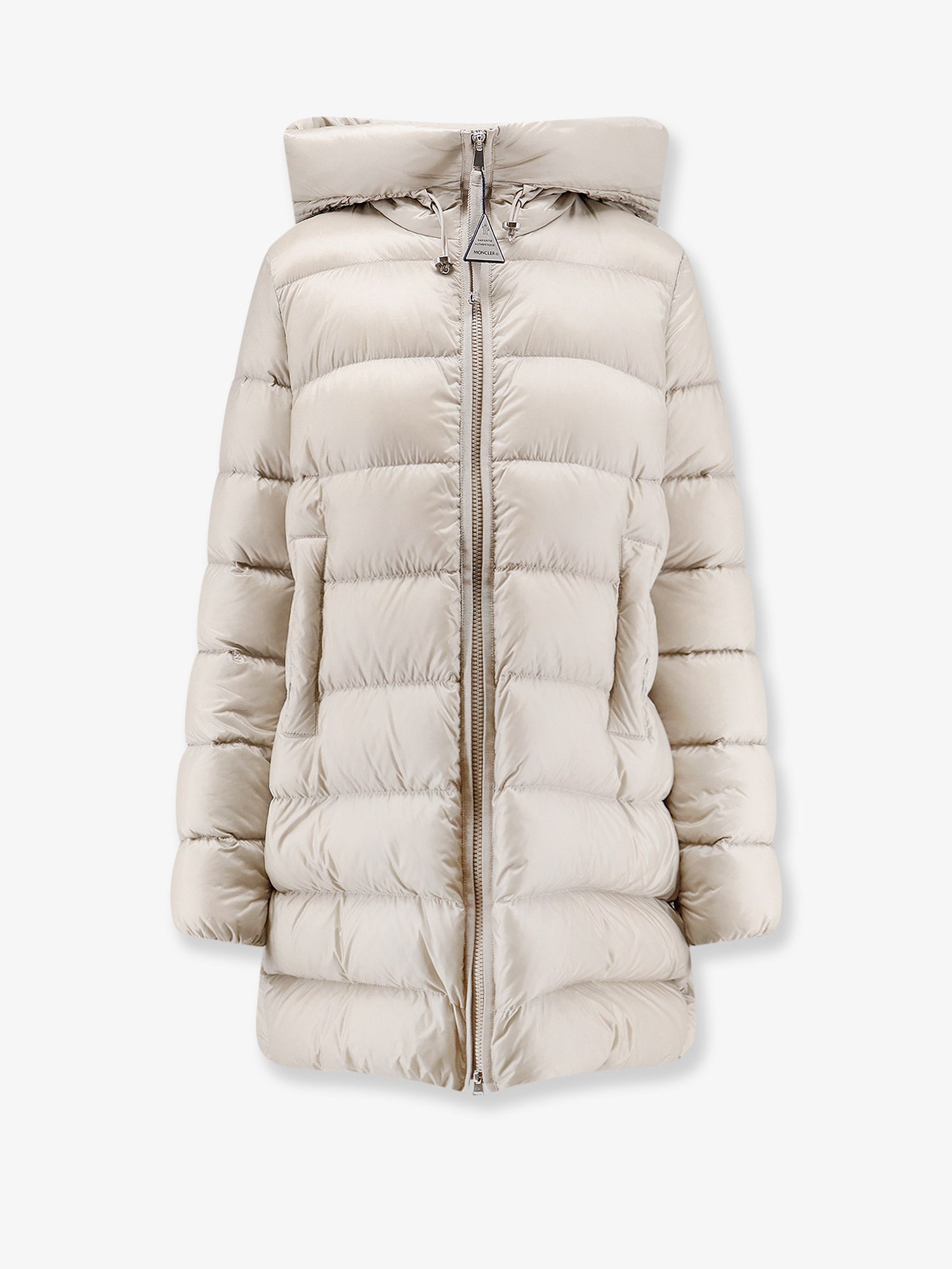 Moncler Suyenne hooded long down jacket