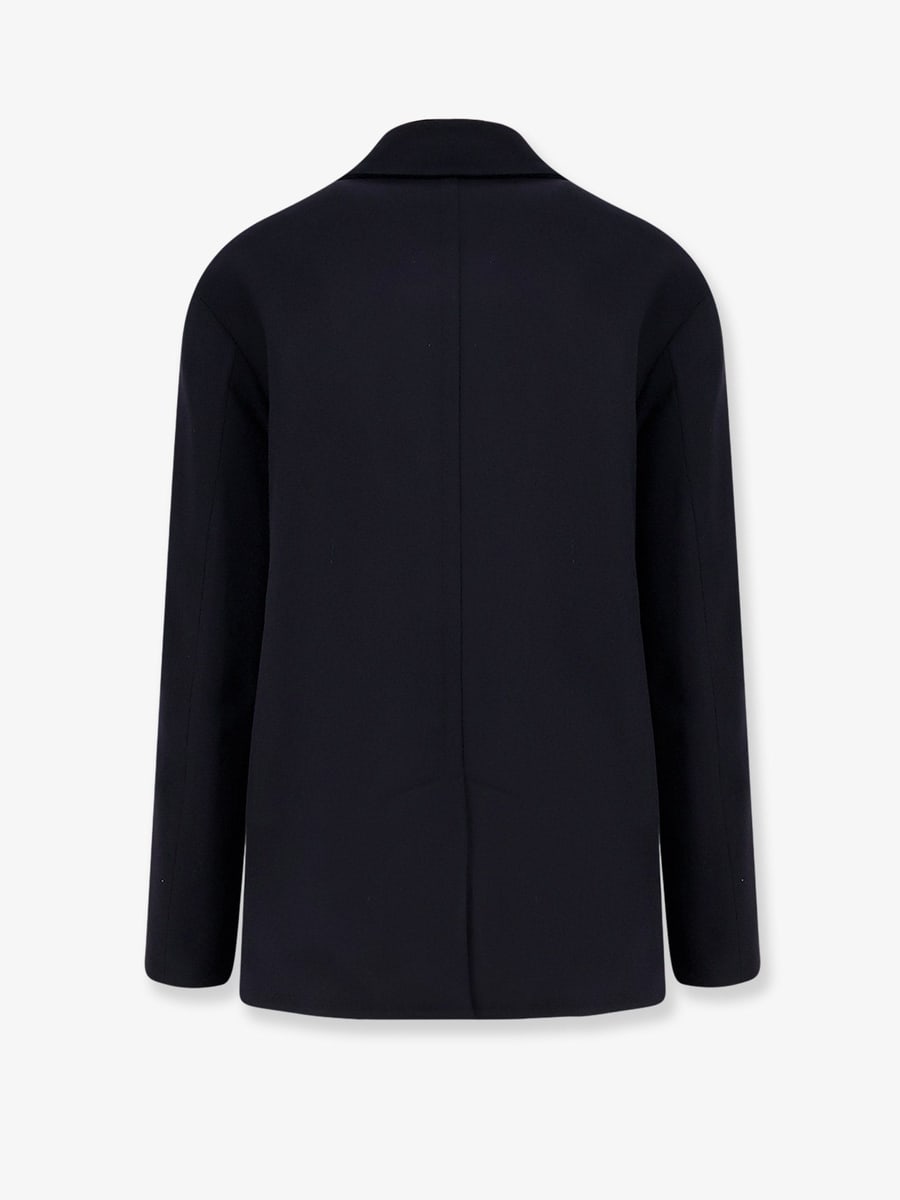 HEVO Orno virgin wool blend peacoat, view 2