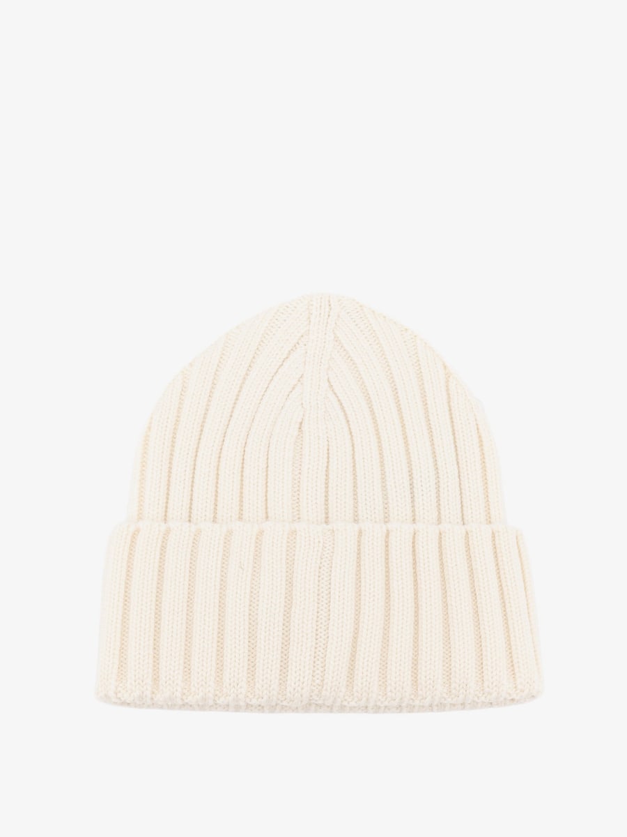 Moncler Ribbed responsible wool hat, view 2