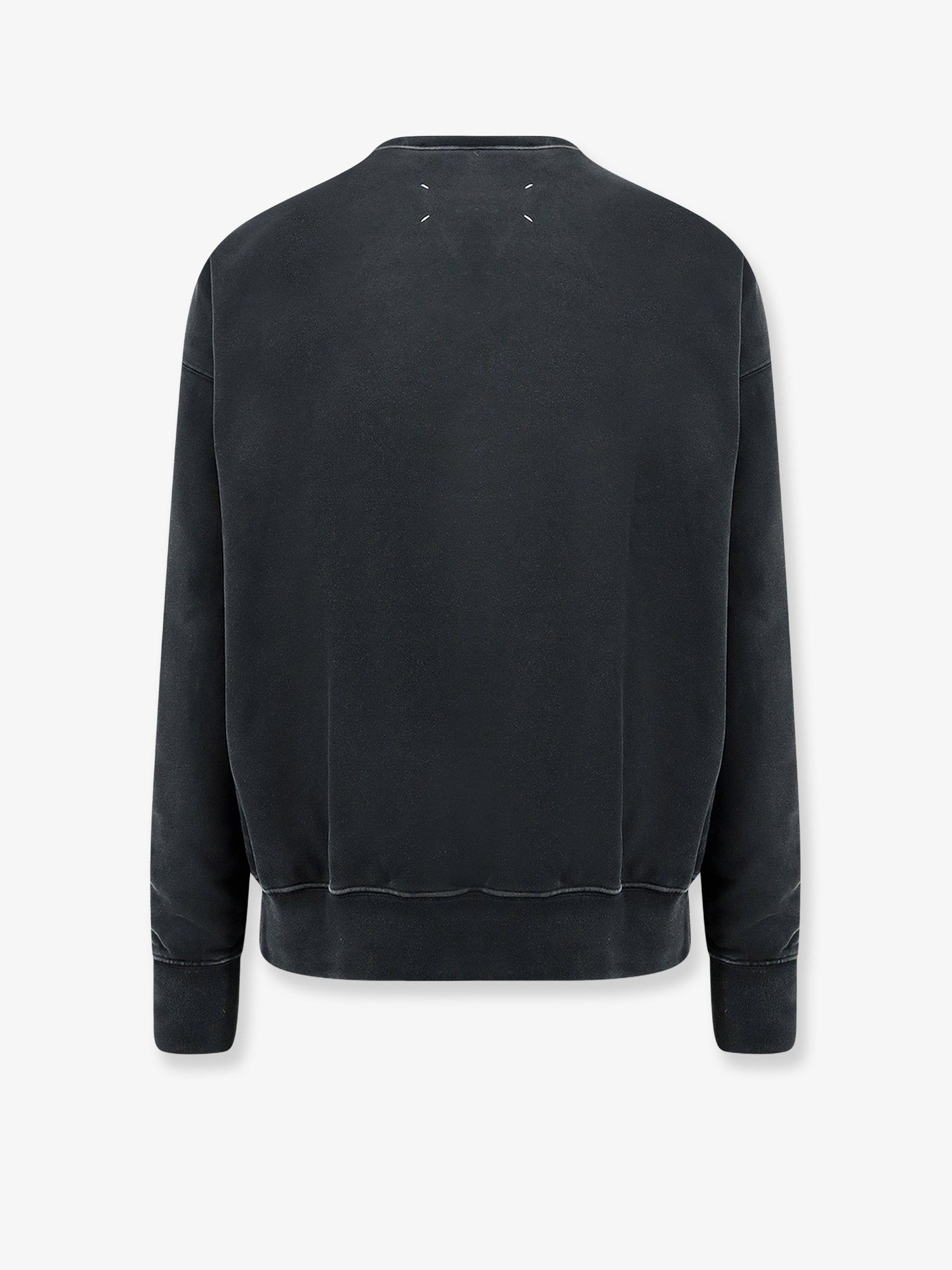 Maison Margiela Cotton sweatshirt with front embroidered logo, view 2