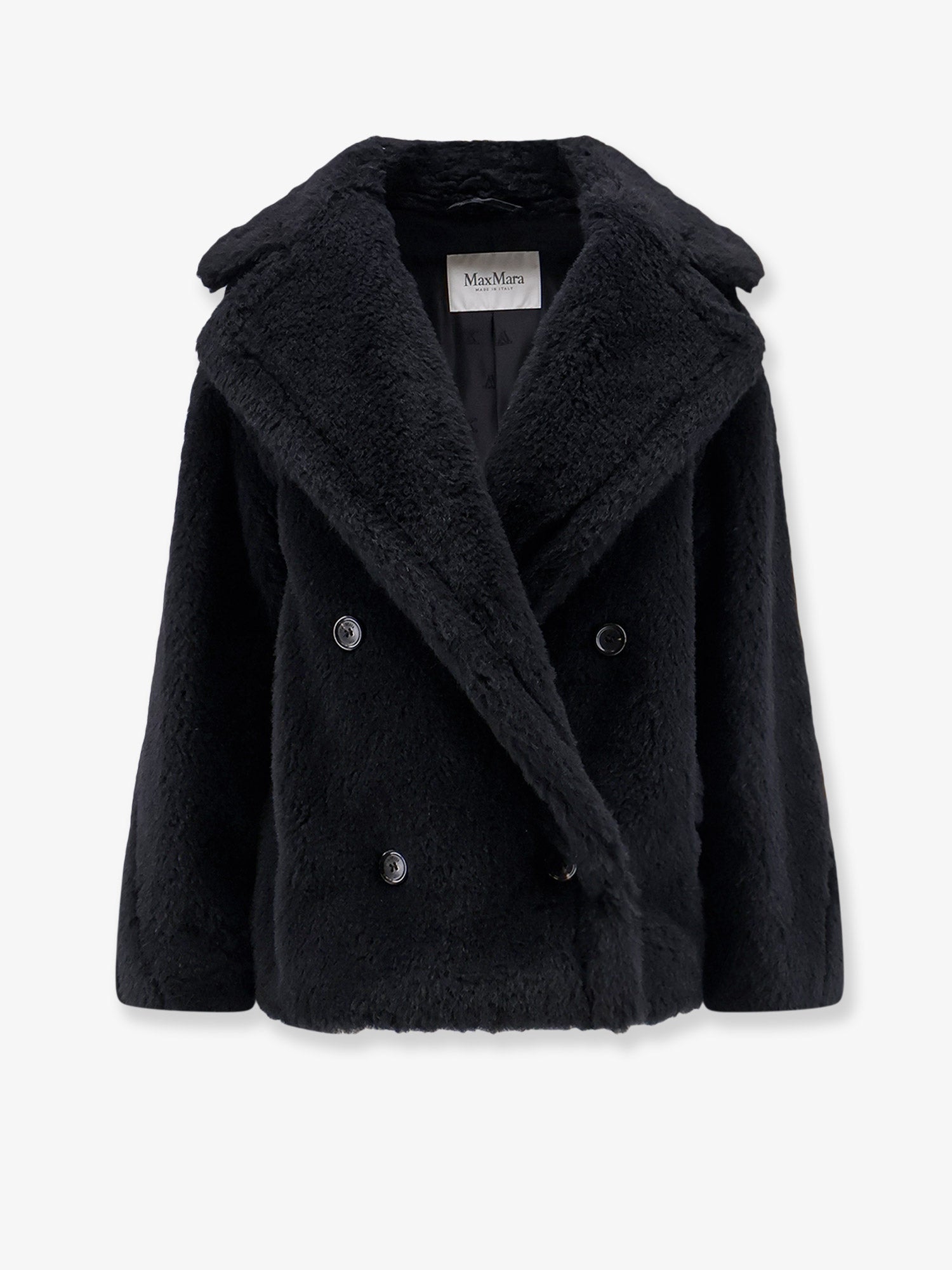 Max Mara Mxmalcuno alpaca, virgin wool and silk jacket