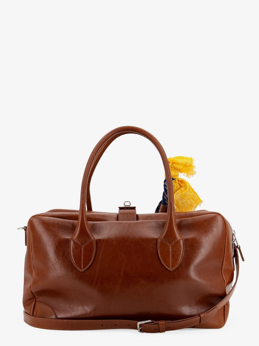 Golden Goose Vita leather handbag with front logo, view 2