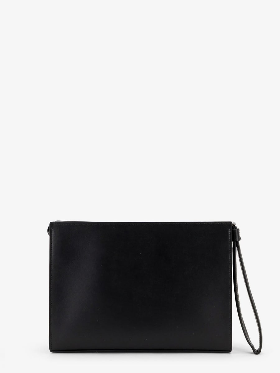 ORCIANI Leather clutch bag, view 2
