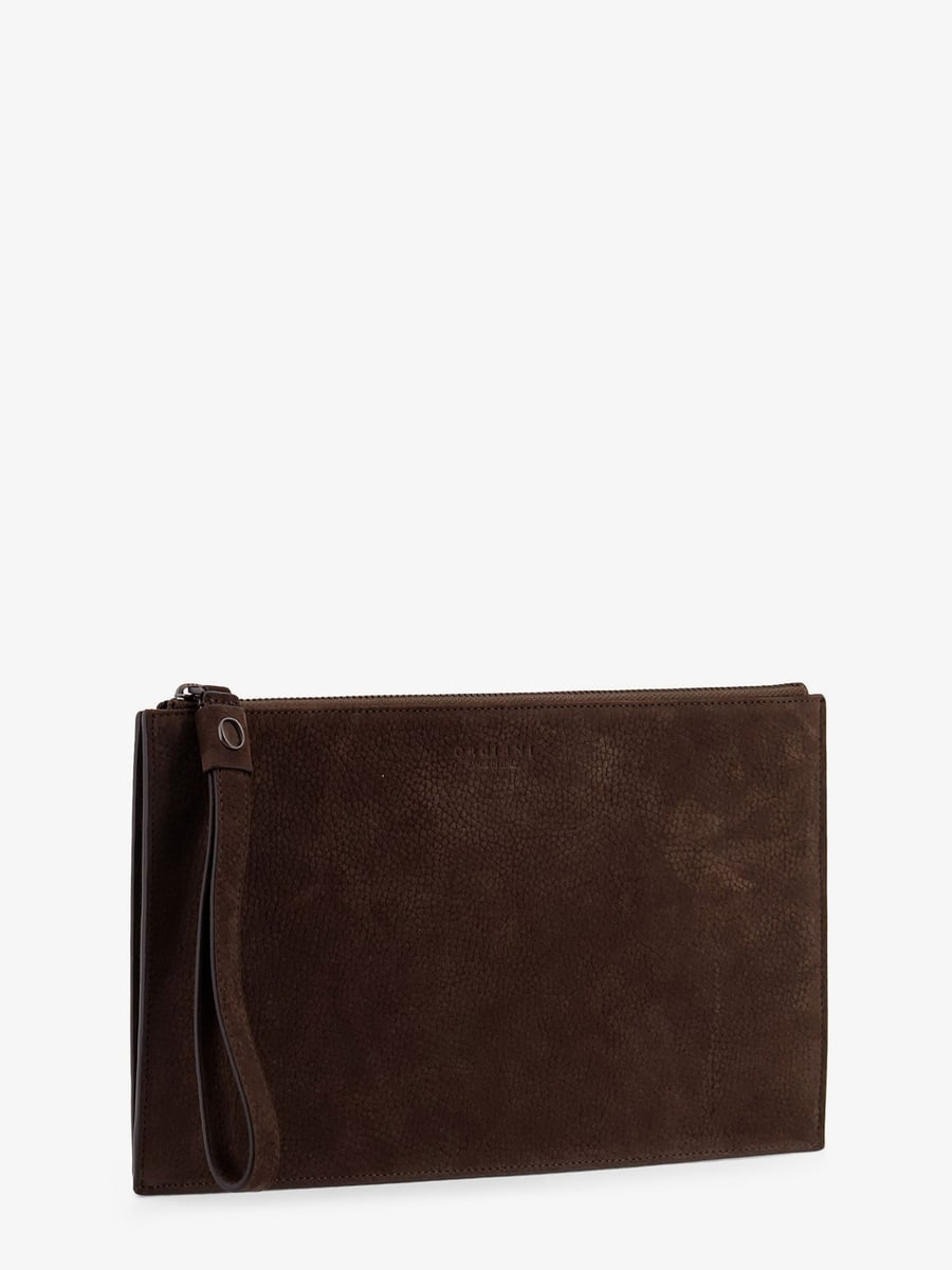 ORCIANI Leather clutch, view 3