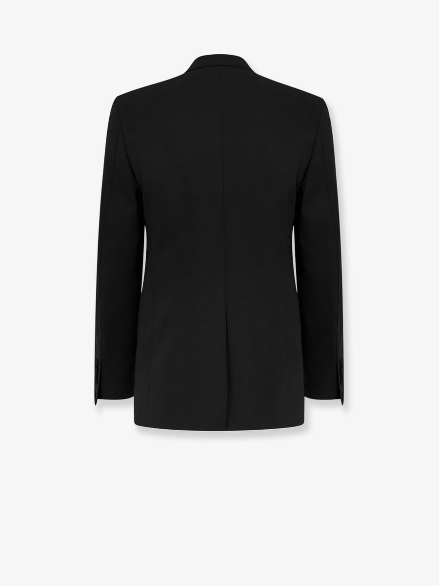 Tom Ford Stretch virgin wool tuxedo with satin profiles, view 2
