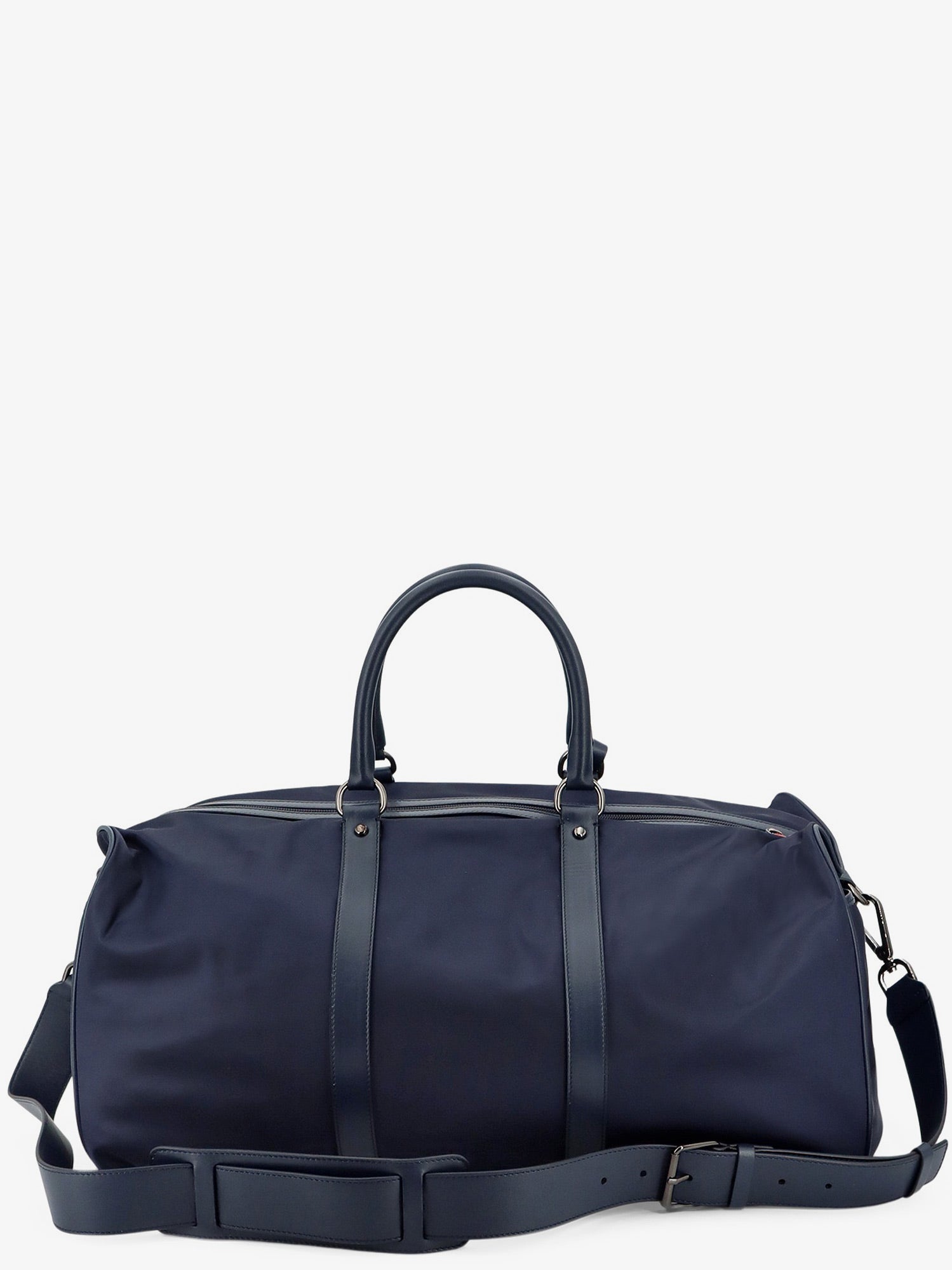 KITON CIRO PAONE Nylon travel bag with leather inserts, view 2