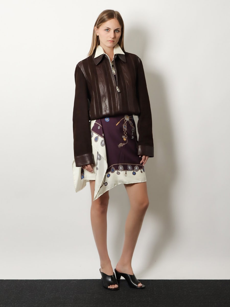 Versace Leather and suede jacket, view 2