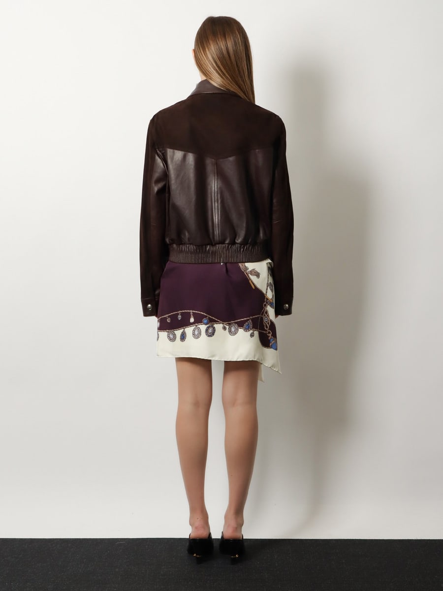 Versace Leather and suede jacket, view 3