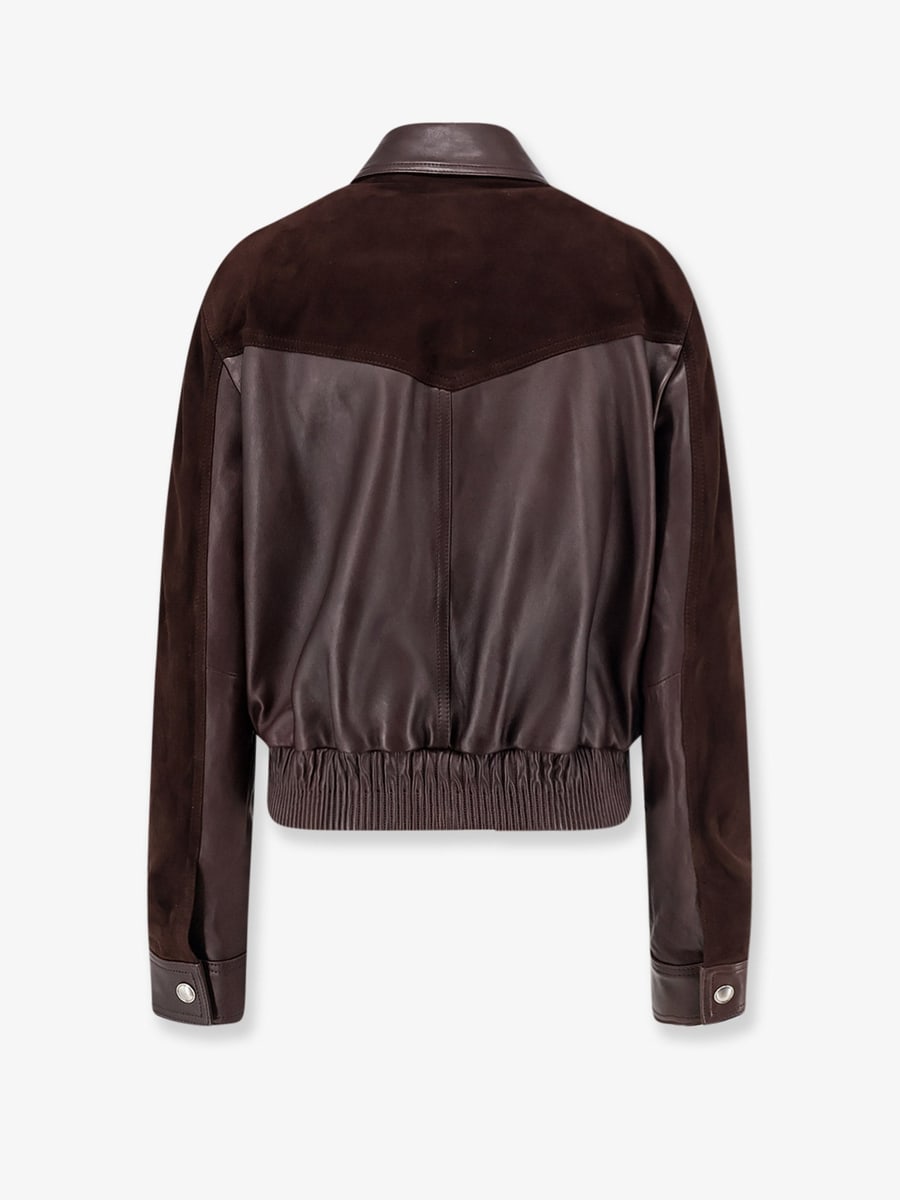 Versace Leather and suede jacket, view 4