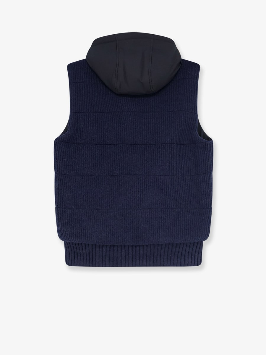 GRAN SASSO Sleeveless virgin wool jacket, view 2
