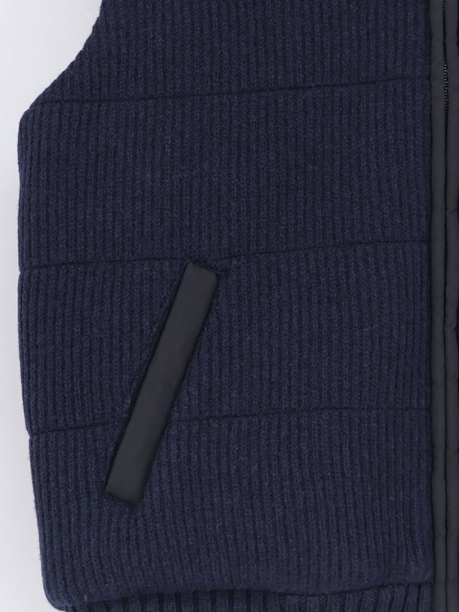 GRAN SASSO Sleeveless virgin wool jacket, view 3