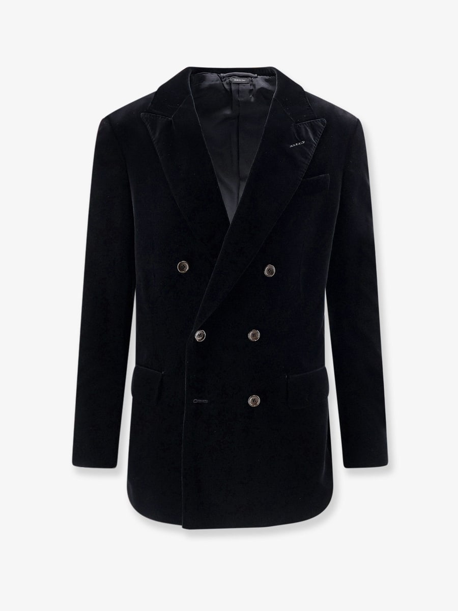 Tom Ford Double-breasted velvet blazer