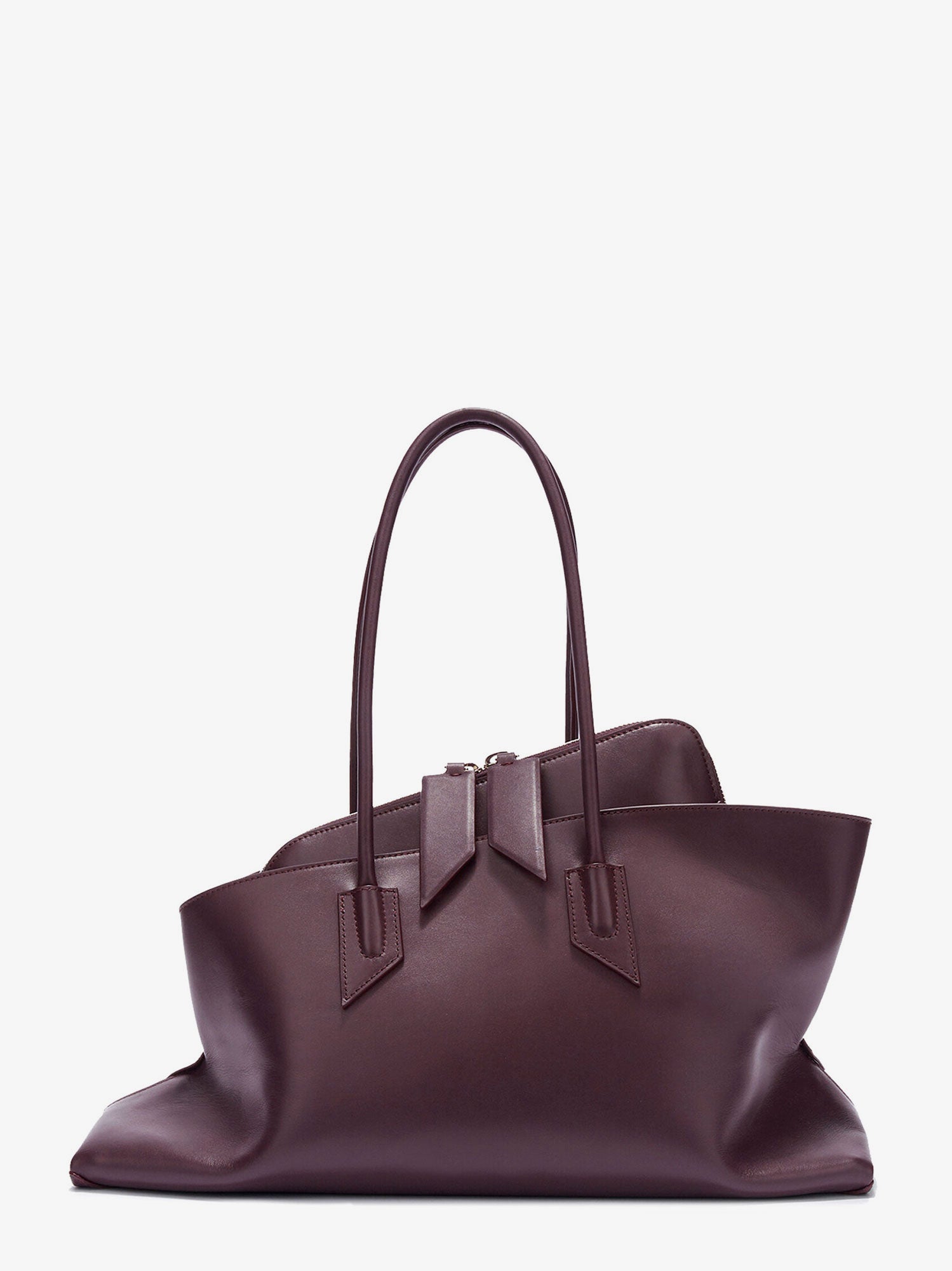 The Attico La Passeggiata Medium leather shoulder bag, view 2