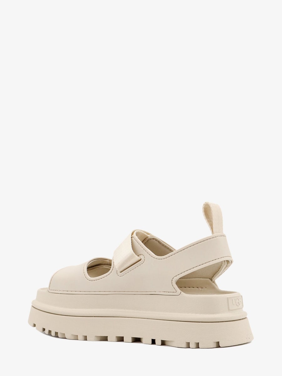 UGG Rubber sandals with embossed logo, view 3