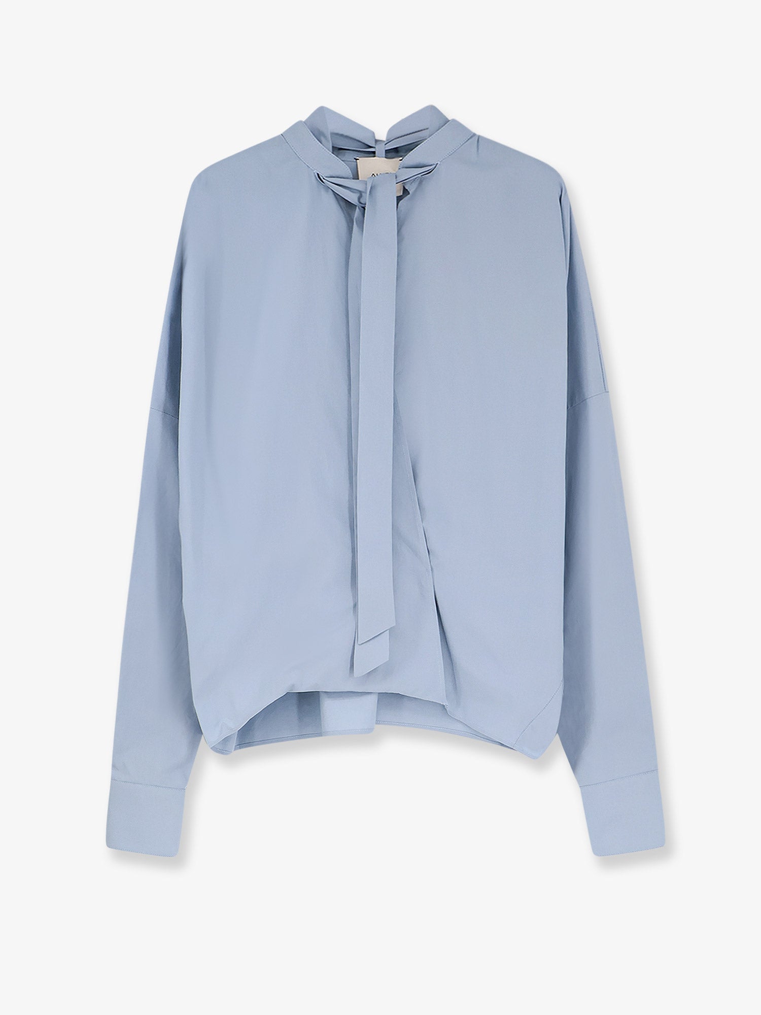 ALYSI Cotton shirt with bow