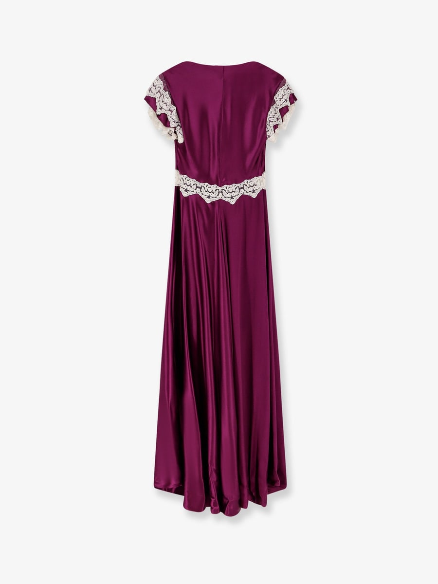 ALBERTA FERRETTI Viscose long dress, view 2