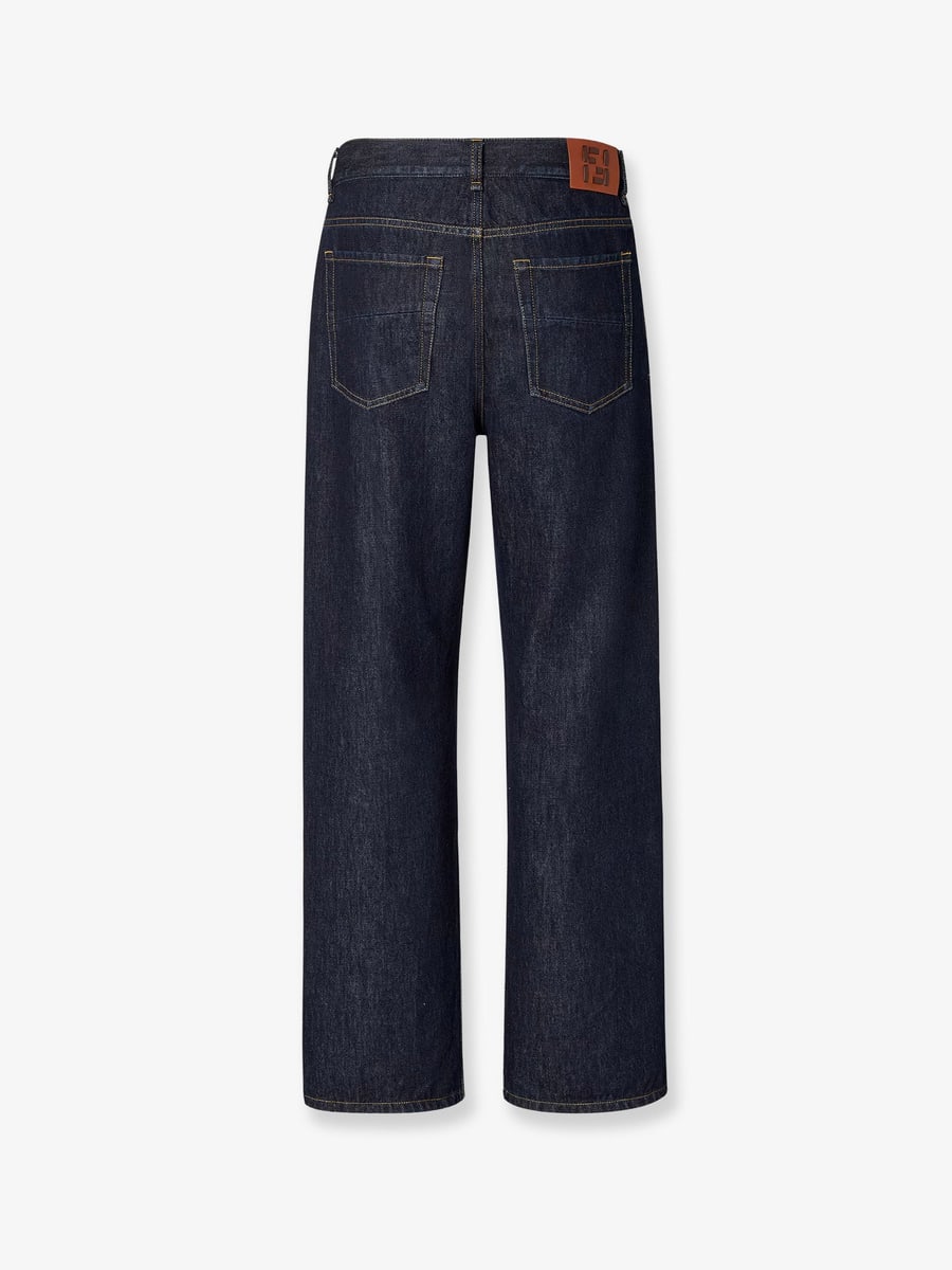 Fendi Denim Regular Blu Washed Jeans, view 2