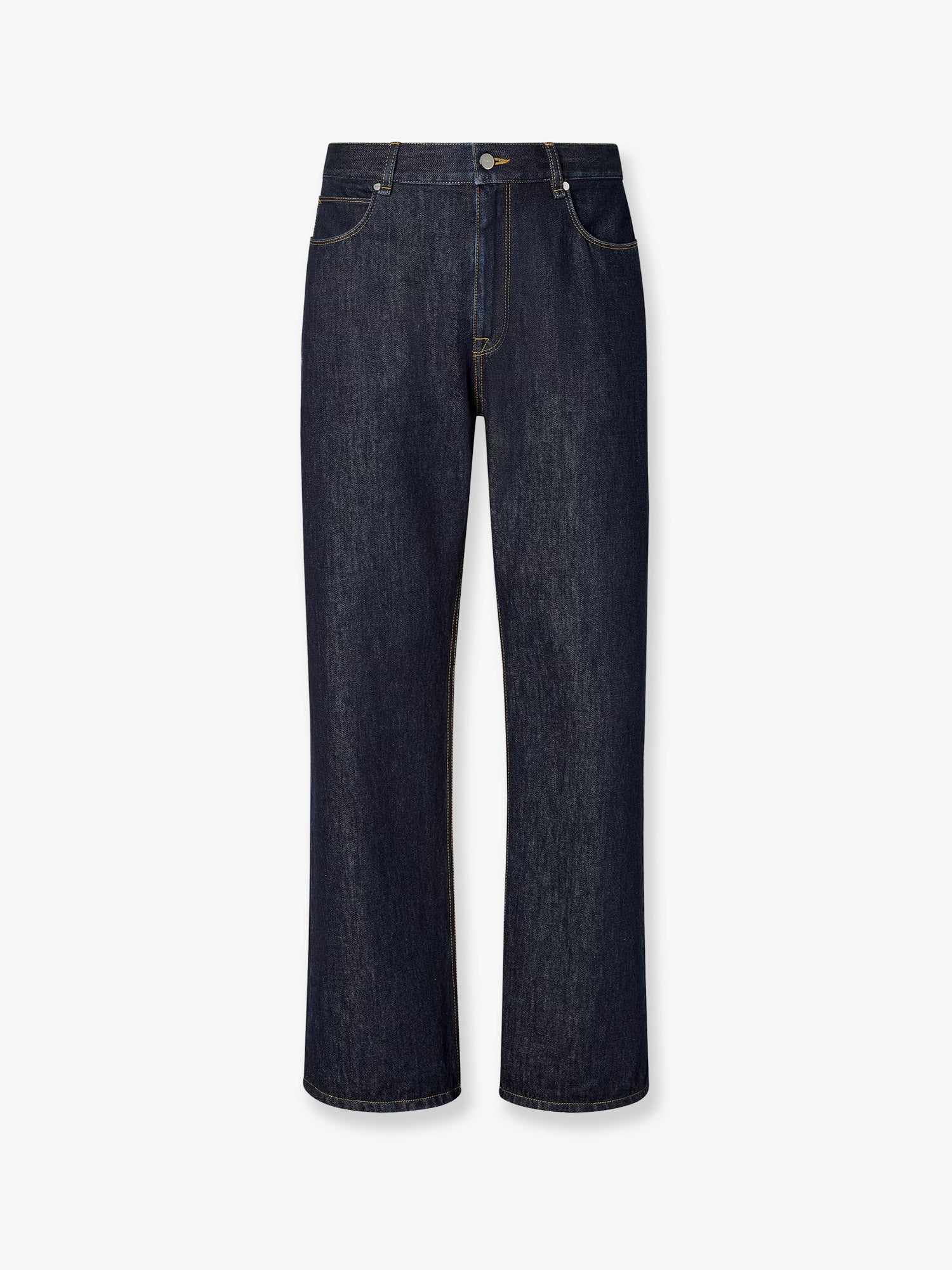 Fendi Denim Regular Blu Washed Jeans