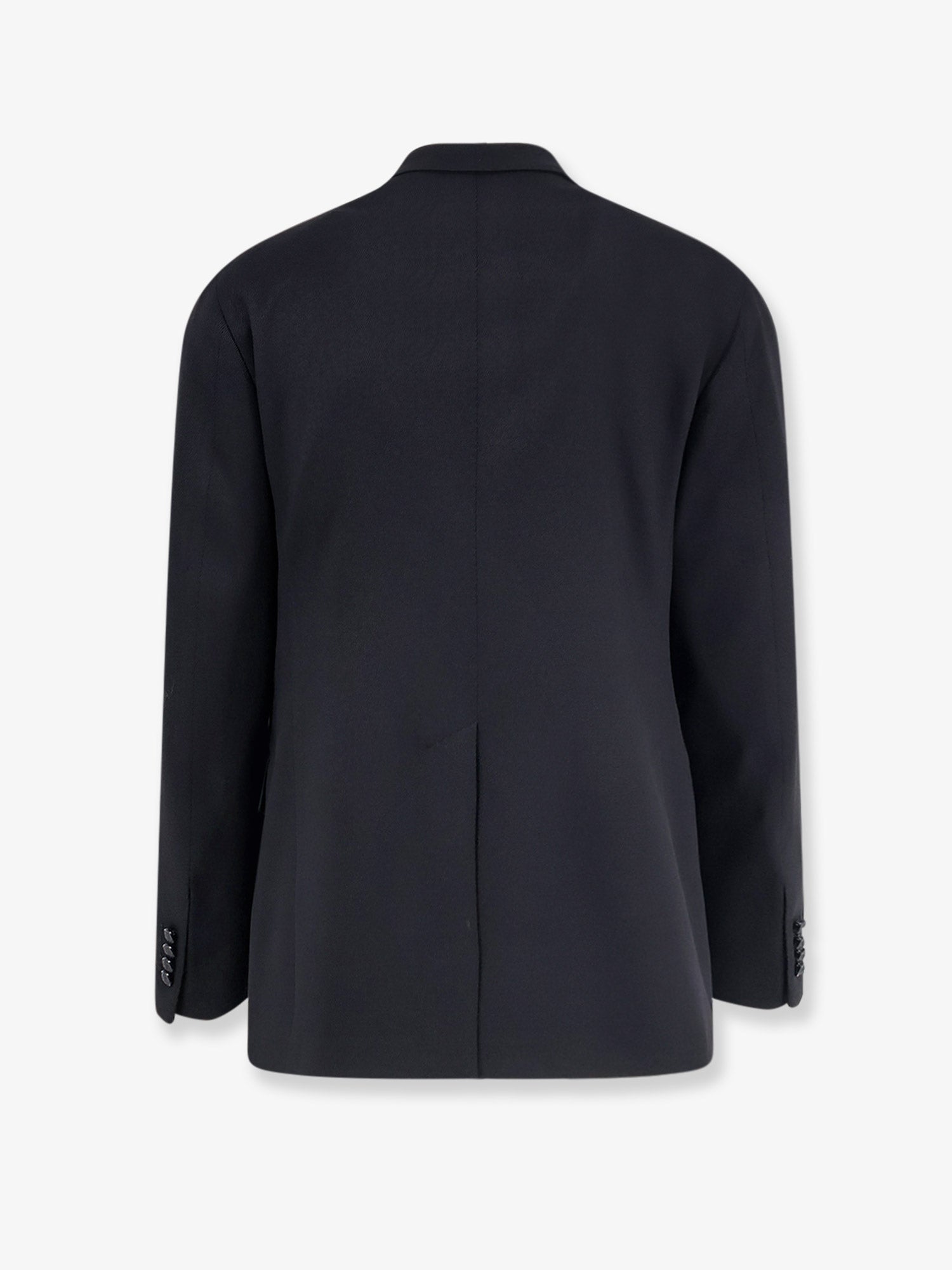 Tagliatore Double-breasted stretch virgin wool blazer, view 2