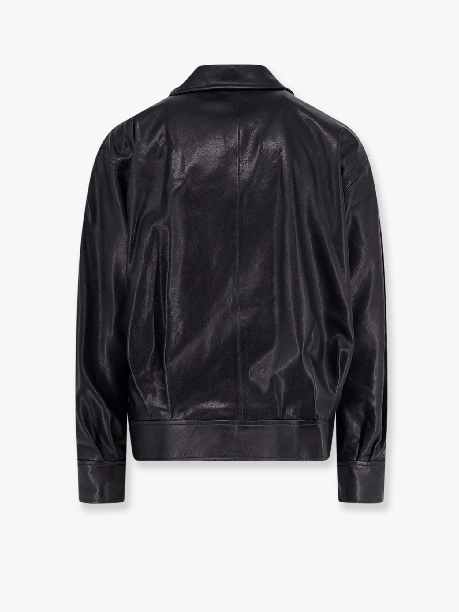 ARMA Paulo black leather jacket, view 2