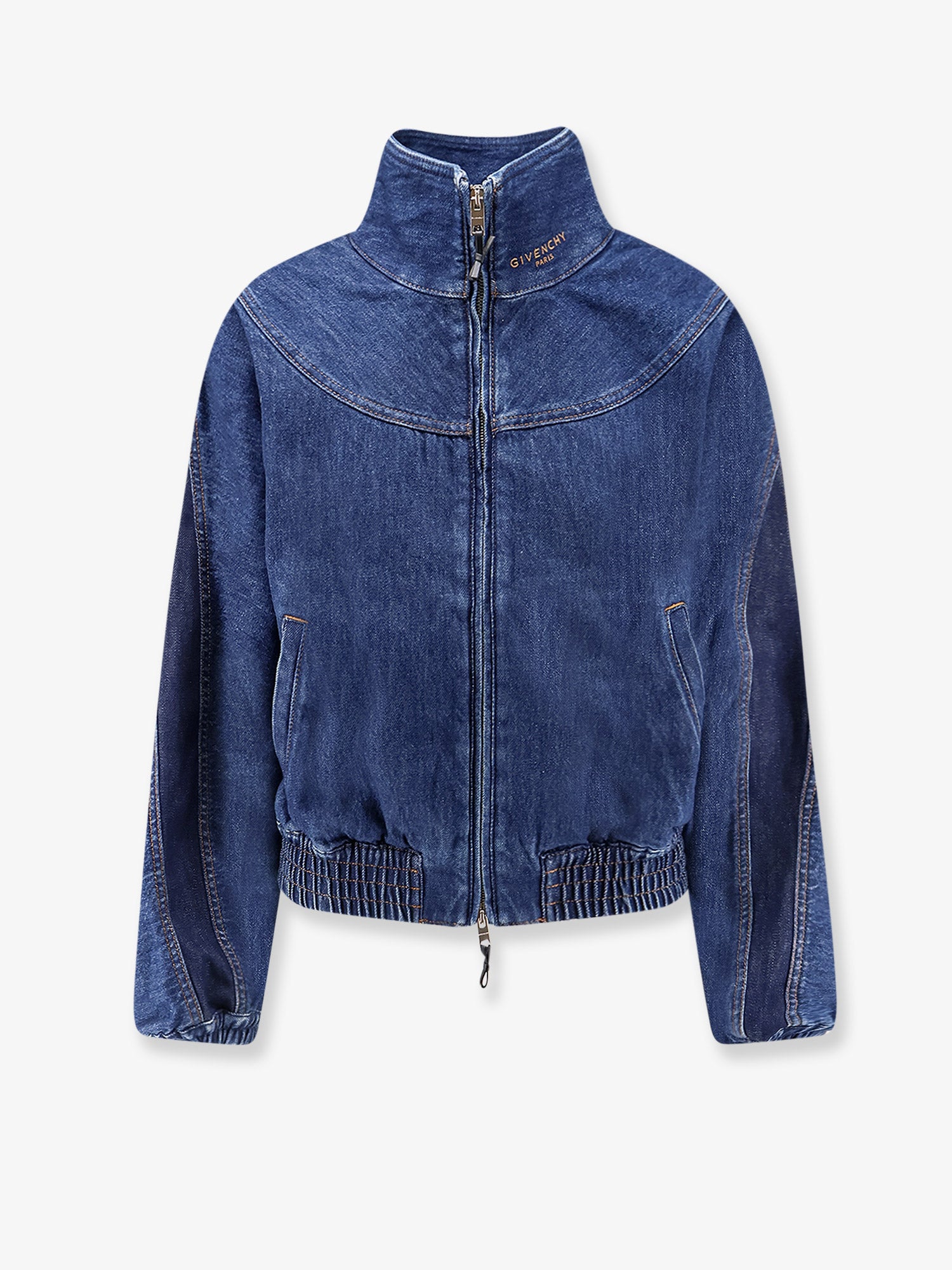 Givenchy Denim jacket with embroidered lettering logo
