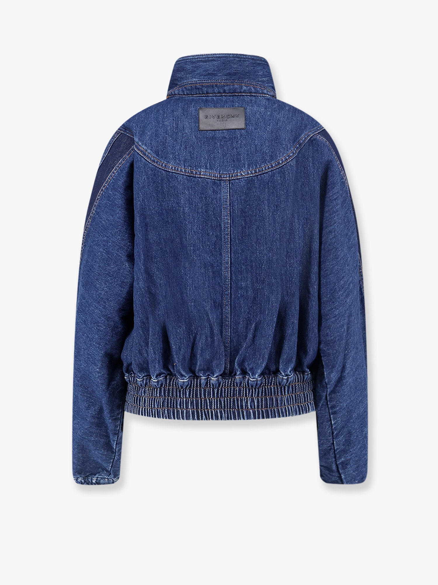 Givenchy Denim jacket with embroidered lettering logo, view 2