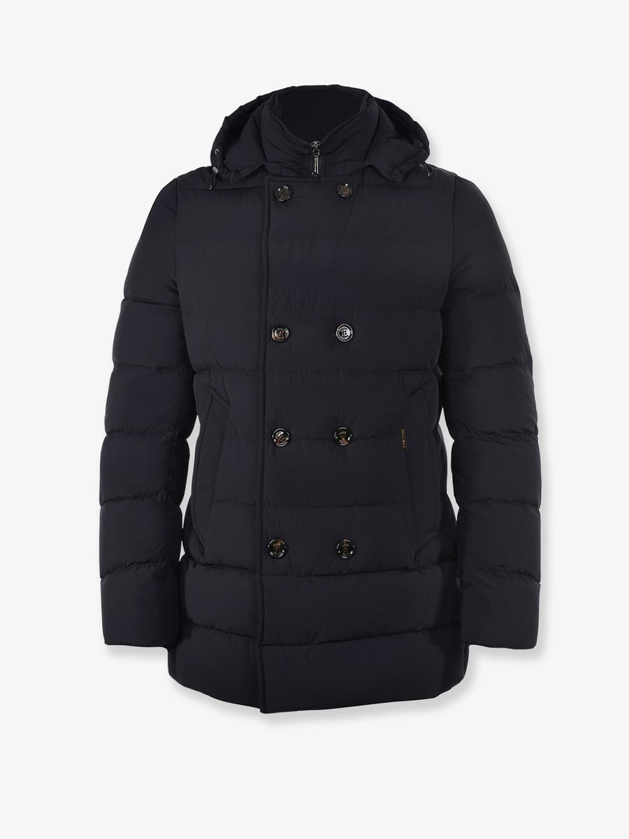 MOORER Florio-Kn padded and quilted down jacket